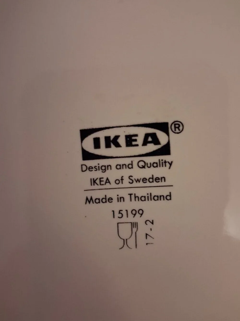 Set of 4 IKEA Blue White Floral BULLRA Salad Dessert Plates 8.25